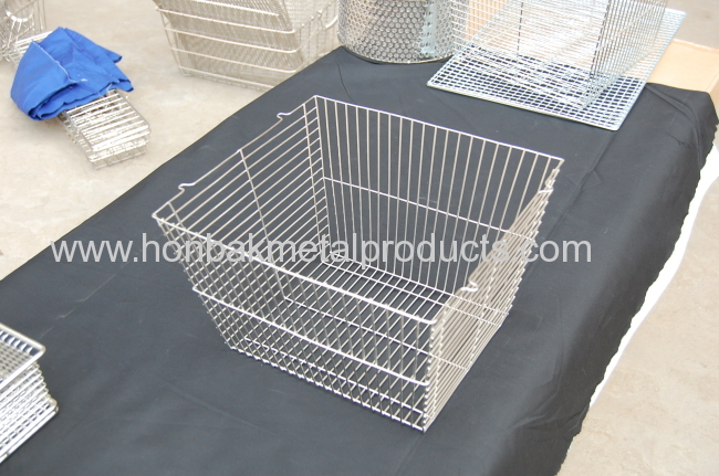 stainless steel 304 wire mesh basket tray