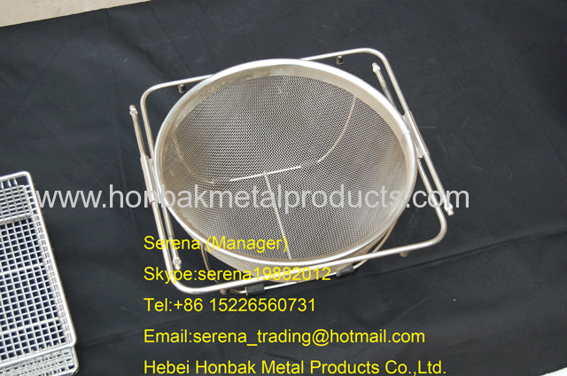 round bowl double Wire Mesh Colander