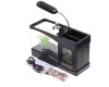 Mini USB LCD Desktop Lamp Light Fish Tank Aquarium LED Clock