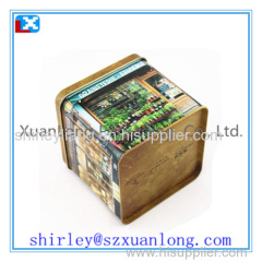 rectangular tea tin cans wholesale