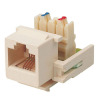 Cat.3 RJ11 (6P4C) Keystone Jack For Telephone 110 IDC Keystone Jack