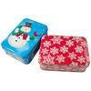 Holiday Cookie Metal Tin Container Tinplate Boxes For Food Storage