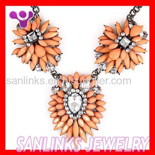 Custom Jewelry Fashion NecklaceLollies Orange Shourouk Necklace 