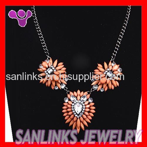 Custom Jewelry Fashion NecklaceLollies Orange Shourouk Necklace 