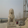 beautiful stone lion statue