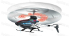 2.4G 3.5CH Alloy rc helicopter with Shining LED letters at blade