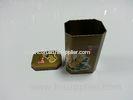 Metal Tin Tea / Spices / Coffee Canisters For Dry Food Packaging