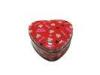 Heart Shaped Chocolate Tin Box Tinplate Containers For Food Packaging