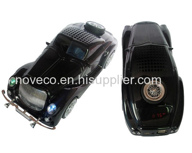 Mini Lovely Car Shaped USB driver TF Card for MP3, MP5, PC etc..mini speaker