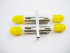 Multimode Yellow Fiber Optic Adapter For Local Area Networks