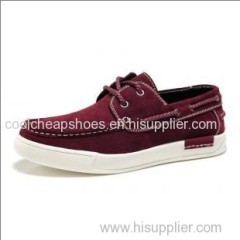 unbeaten boat shoes Bordered Leather Lace-up Flat heel --CCS002155