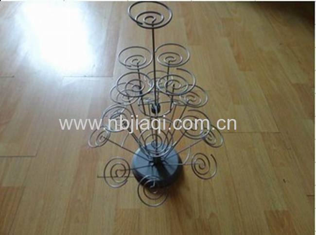  metal wire cake display rack/19 cup wire cake rack