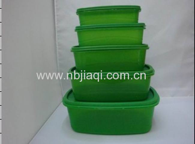 Stay Fresh Green Container/Plastic always fresh green food storage containers with bags