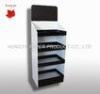 Corrugated Paper Product Display Shelves , Brochure Display Rack