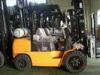 3.5 Ton Port Dual Fuel Forklift For Moving Cargo With Back Up Alarm