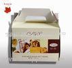 Silk Screen Cardboard Cake Boxes , Luxury Recycled Paper Gift Box