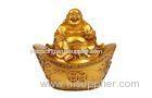 Custom Collectible Religious Sculptures / Maitreya Buddha PVC Model For Souvenir