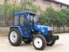 Agriculture 50hp Four Wheel Drive Tractor Without Cabin In Red / Blue