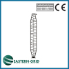 Single lattice-like aluminum alloy gin pole