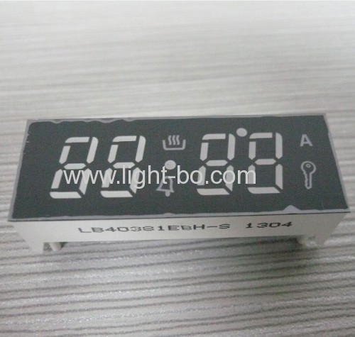 Custom Ultra Blue LED Display for Oven,4-Digit 0.38-inch 7 Segment