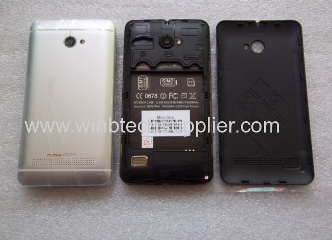 4inch dual sim dual core gsm and wcdma phone china mini one M4 M7