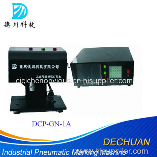 No Connecting Computer Desktop Dot Peen Pneumatic Marking Machine for Track Line Car Girder