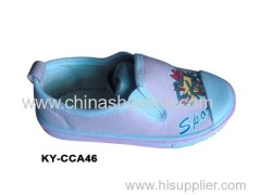 Children Canvas shoes with injection sole (KY-CCA 046)