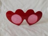 2013 fashion new heart shape plastic glasses