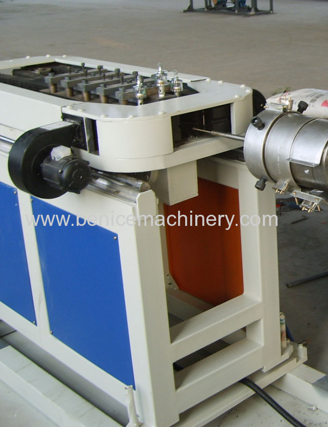 PVC single wall corrugated pipe production line