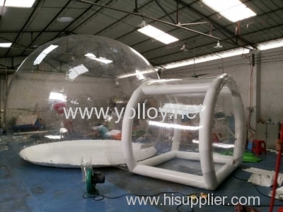clear inflatable lawn bubble tent for outdoor camping
