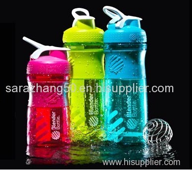 600ml shaker bottle/blender bottle/plastic sport bottle