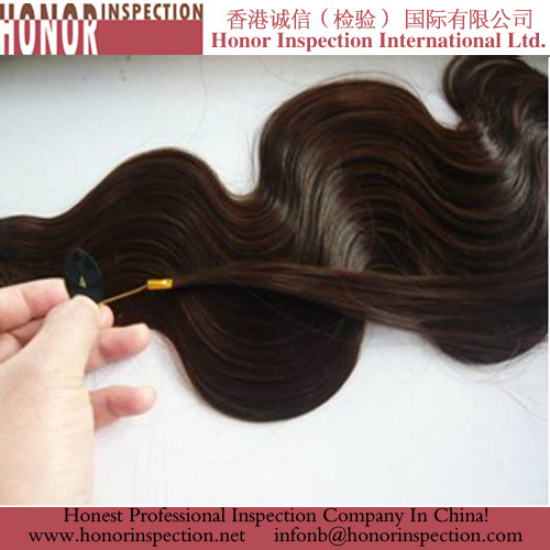 High-Quality Fiber wig Hair Inspection