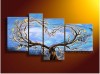 Home Decoration Framed Landscape Oil Painting on Canvas (LA4-055)