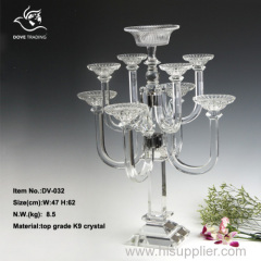 crystal candlestick for home decoration DV-032