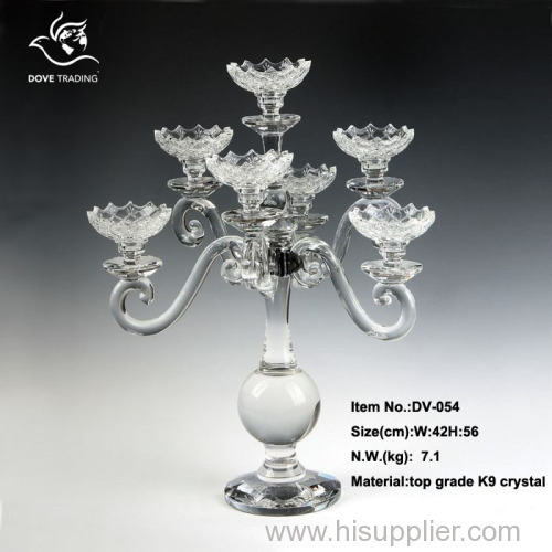 crystal candlestick for home decoration for wedding DV-054