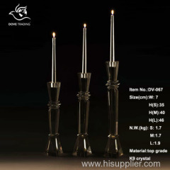 new design table crystal candlestand for home decoration for wedding DV-067