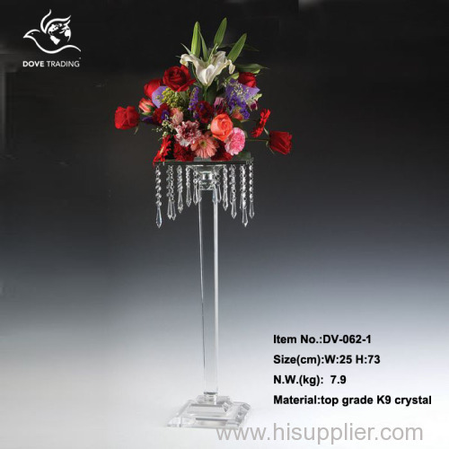 crystal flower stand for wedding for home decoration DV-062-1