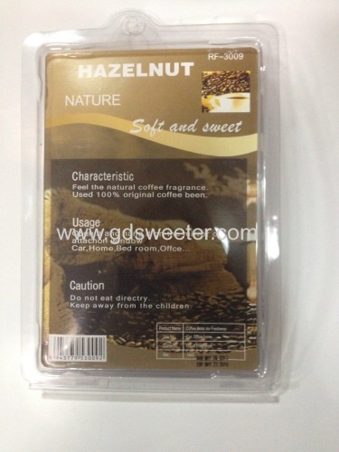 HAZELNUT NATURAL COFFEE BEAN HANGING AIR FRESHENER