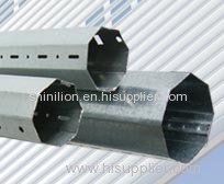 Galvanized steel octangular shutter tube, roller shutter axle