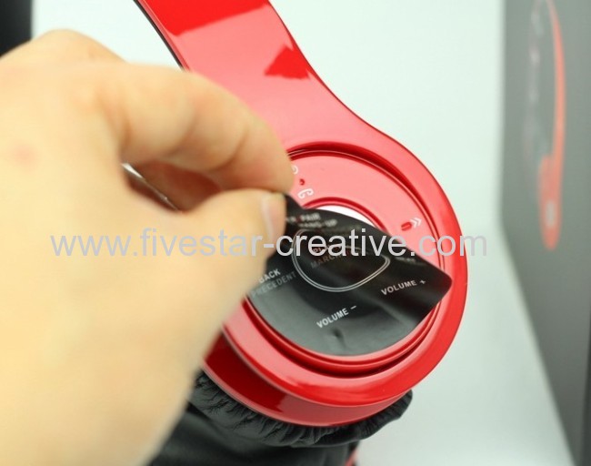 2013 New Design Beats Version Beats Wireless Bluetooth Headphones Red
