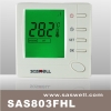 radiant heating room thermostat for water system