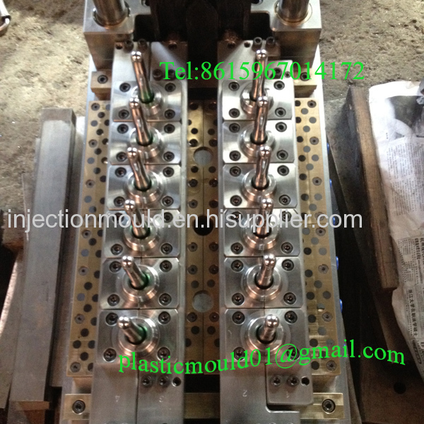 12 cavity PET preform mould hot runner valve gate 