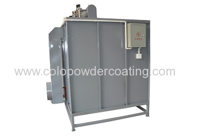 colo brand new plastic powder coating booth