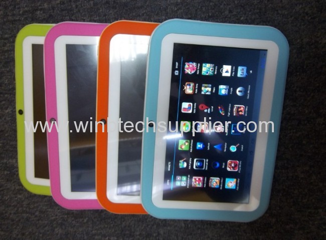 child tablet pc kids tablet pc RC2926 1024X600 super good pink blue green yellow