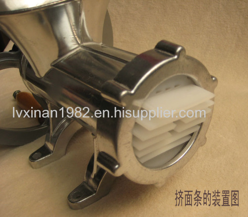 Supply aluminummanual and electrical dual use meat grinder meat mincer variable specifications food processor machine 