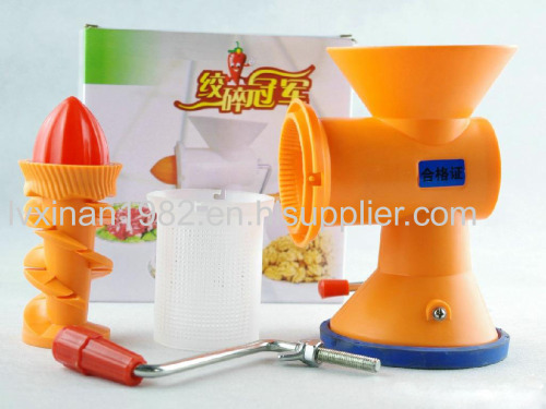 smart plastic food processor meat chopper with stainless steel razor blade high cost performance