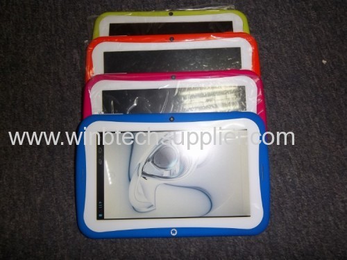 7inch kids tablets Rockchip 3028 dual core Cortex A9 1024x600 pink yellow blue green child tablet pc