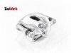Silver , Golden Front Disc Audi Brake Calipers For Audi A6 / Allroad , 4B0615123A , 4B0615124A