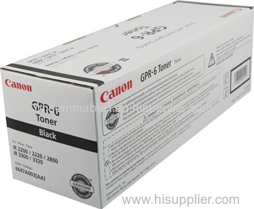 China Canon GPR 6 original toner for IR 2200