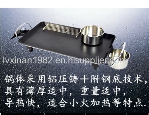 smokeless electric oven commercial electric grill teppanyaki Korean home electric barbecue grill pan